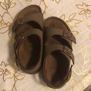 Toddler Birkenstock Brown Sandals